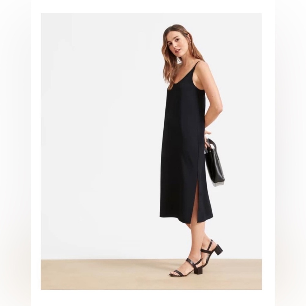Everlane Japanese GoWeave Dress - Black - 00